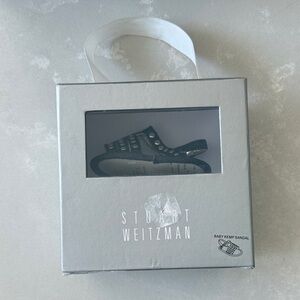 Stuart Weitzman Blue with Studs Baby Kemp Sandals Size 1 for 0-3 Months